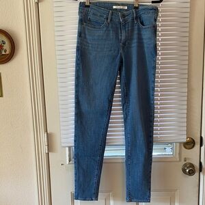 Levi's Women’s 711  Skinny Jeans — Classic Blue Denim